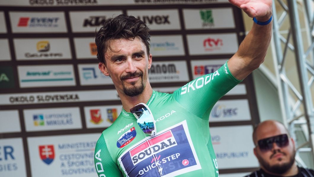 Julian Alaphilippe wins Okolo Slovenska green jersey