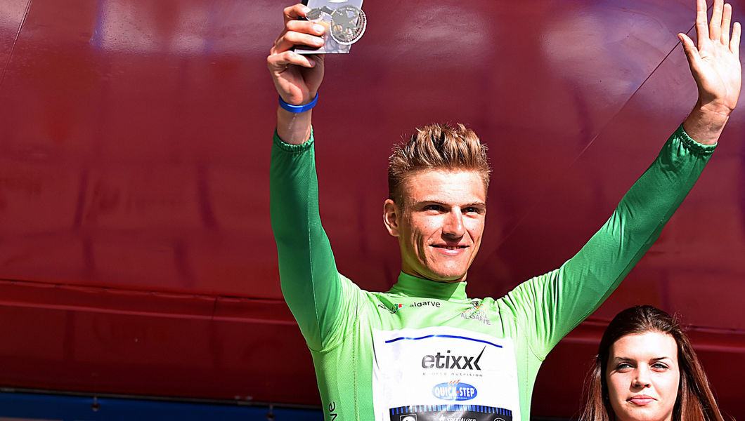 Kittel pakt groene puntentrui in Algarve