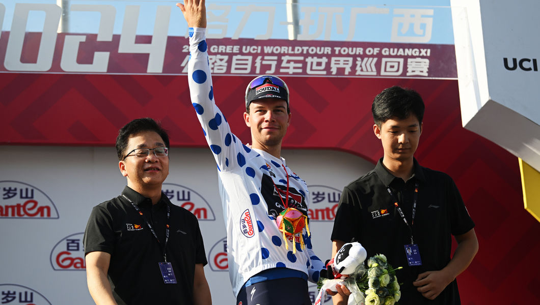 Reinderink dons Guangxi best climber’s jersey