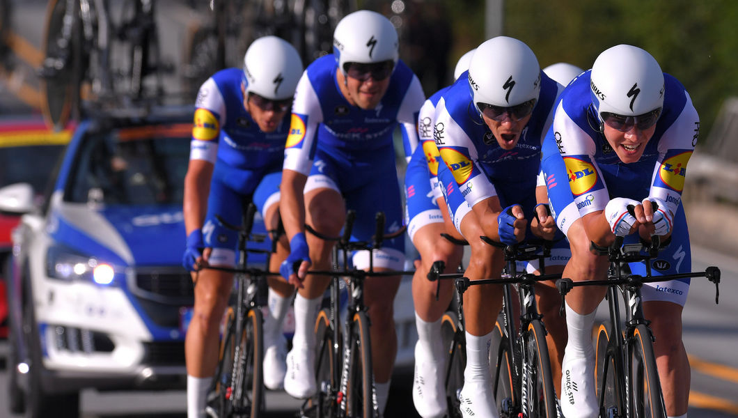 Quick-Step Floors vierde op WK ploegentijdrit