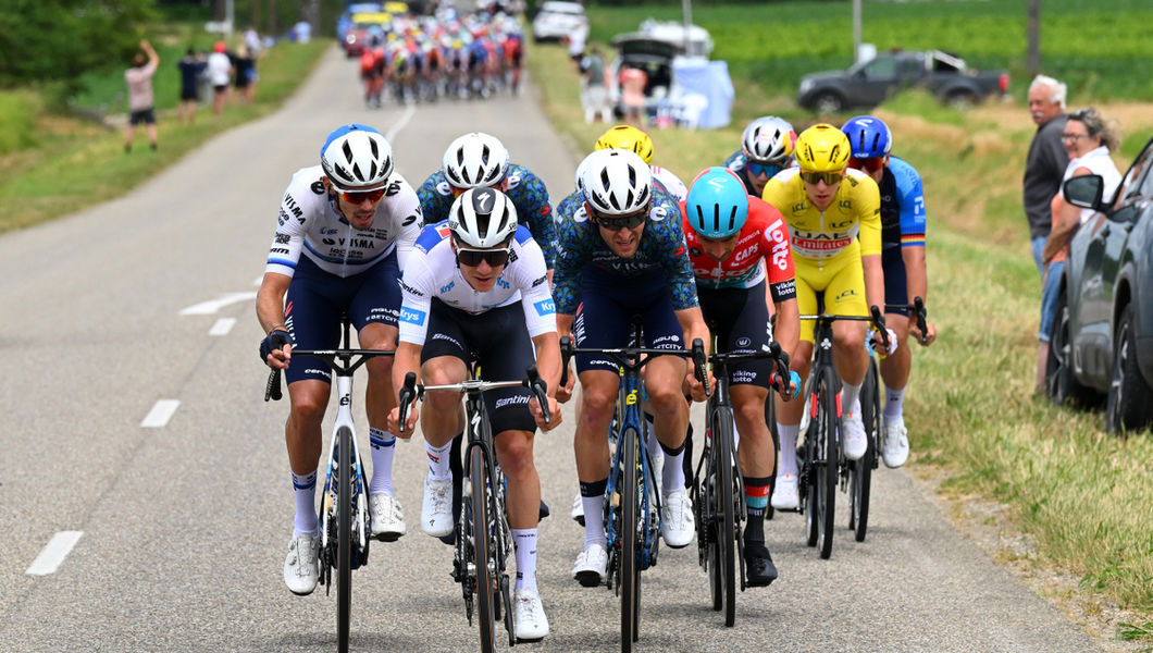 Chaotische waaierdag Tour de France