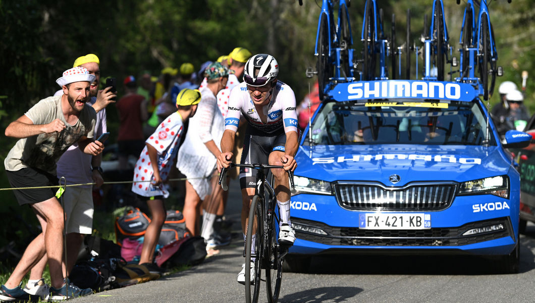 Evenepoel secures Tour de France white jersey
