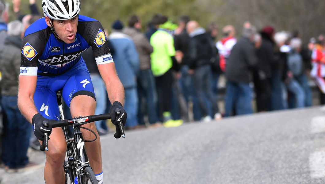 Vandenbergh into the break at Paris-Nice