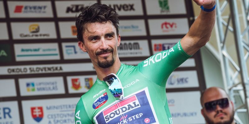 Okolo Slovenska: Julian Alaphilippe pakt groene trui