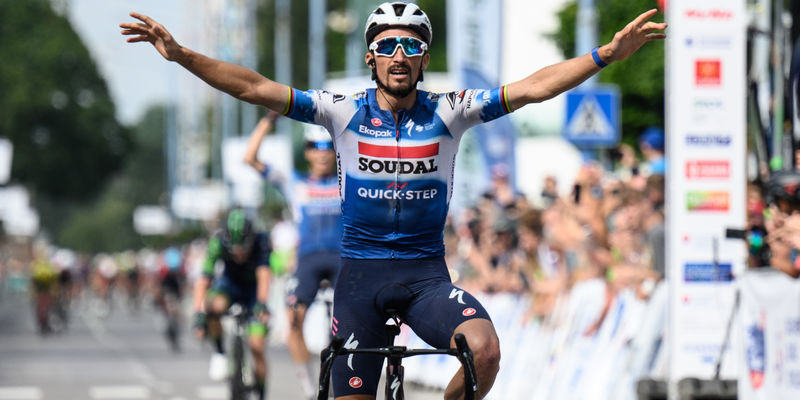 Alaphilippe verrast sprinters in Okolo Slovenska