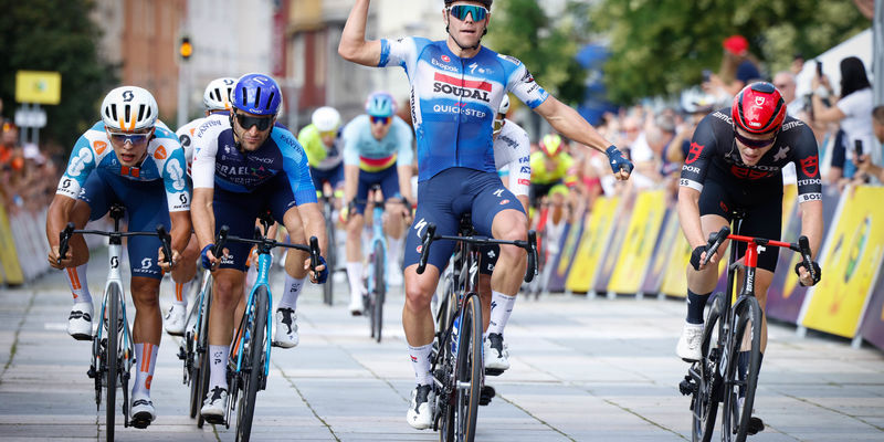 First win in the Soudal Quick-Step jersey for Lamperti