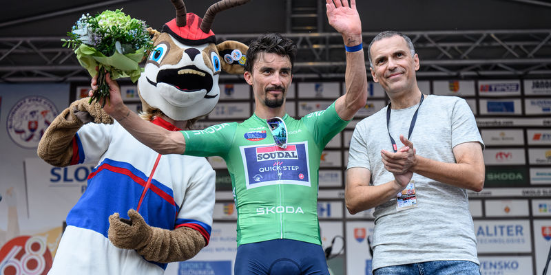 Alaphilippe steviger in het groen