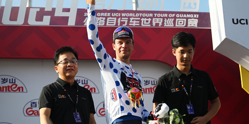 Reinderink dons Guangxi best climber’s jersey