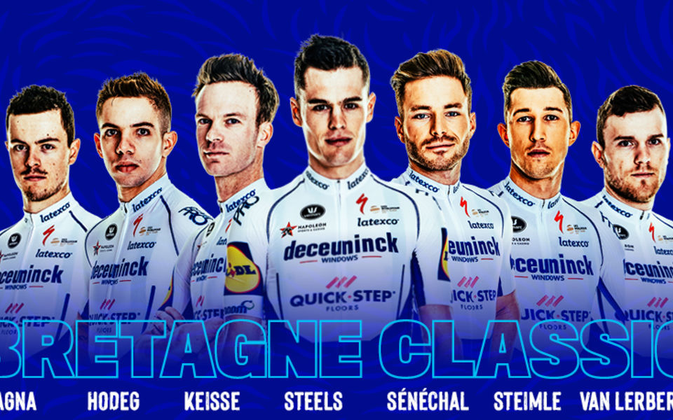 Deceuninck – Quick-Step selectie Bretagne Classic