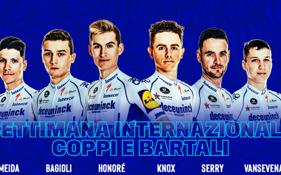 Deceuninck – Quick-Step to Settimana Coppi e Bartali