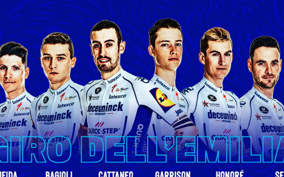 Deceuninck – Quick-Step selectie Giro dell’Emilia