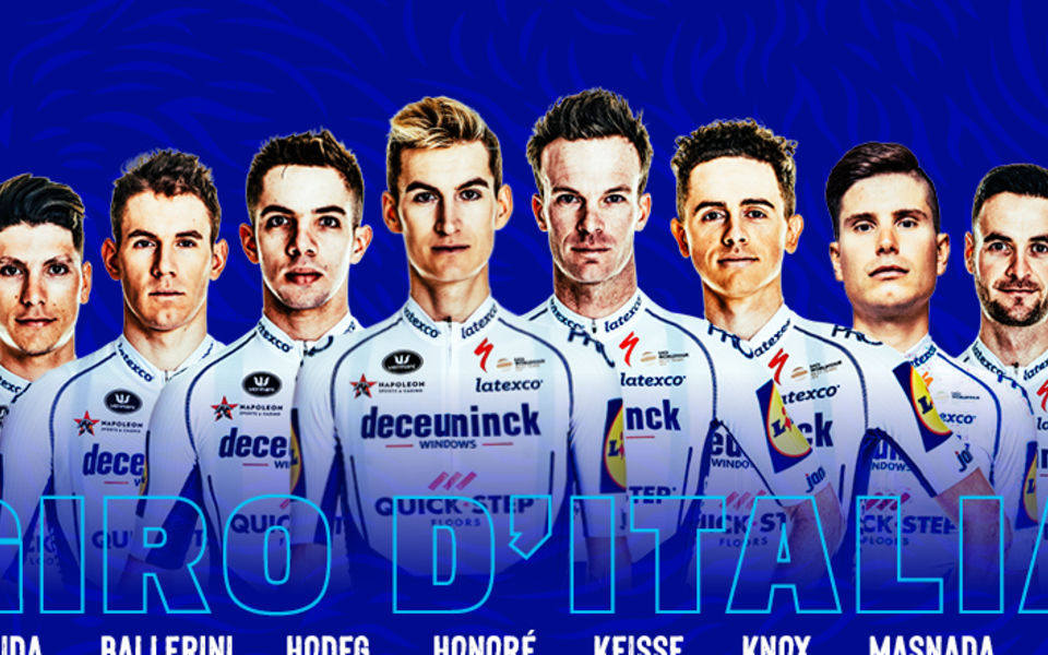 Deceuninck – Quick-Step selectie Giro d’Italia