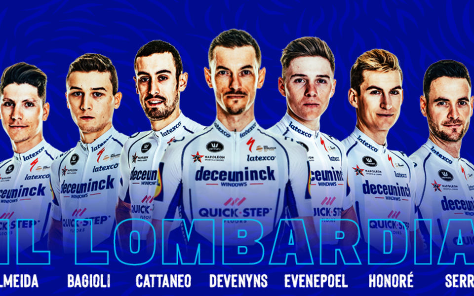 Deceuninck – Quick-Step selectie Il Lombardia