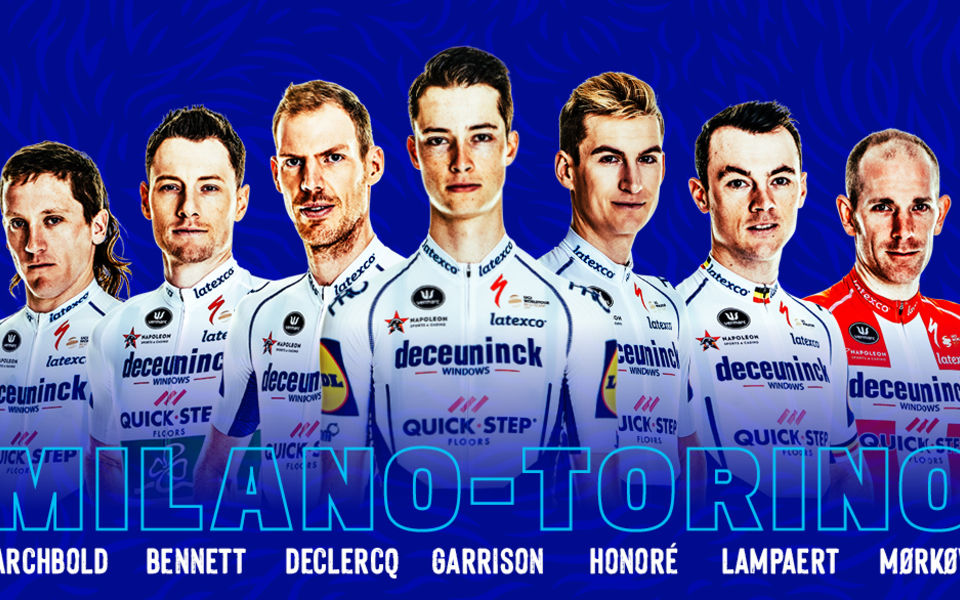 Deceuninck – Quick-Step to Milano-Torino