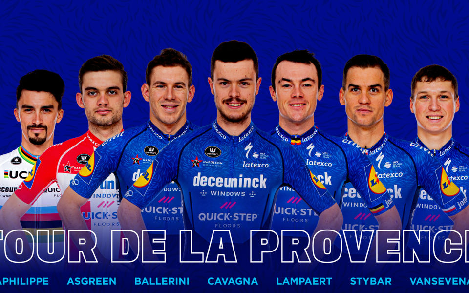 Deceuninck – Quick-Step start seizoen in Tour de la Provence