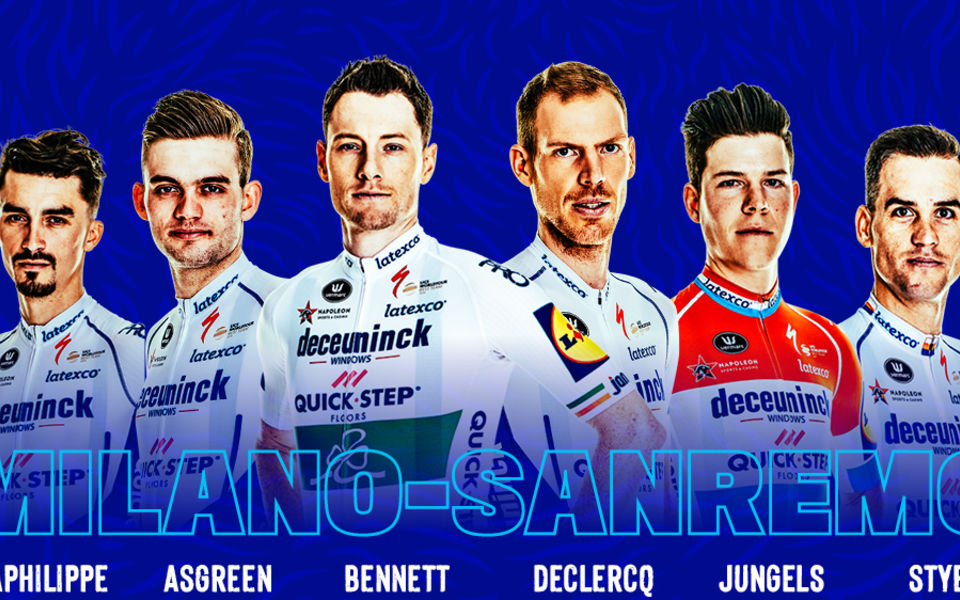 Deceuninck – Quick-Step to Milano-Sanremo