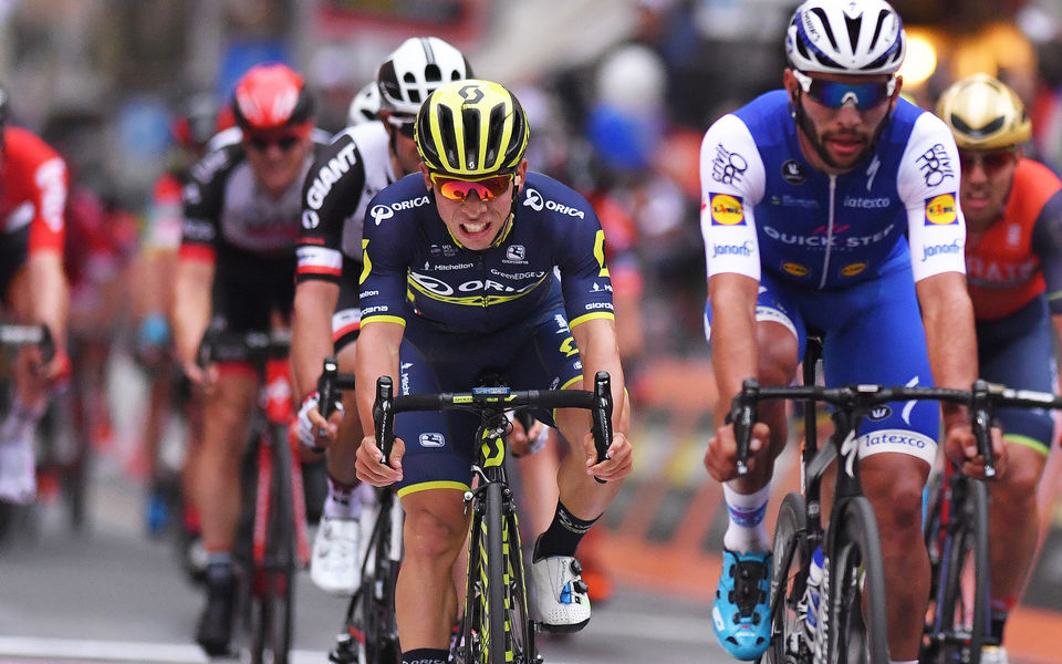 Gaviria sprints to third in Tour of Britain