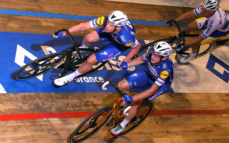 Three wins for Keisse and Viviani on opening night in Gent