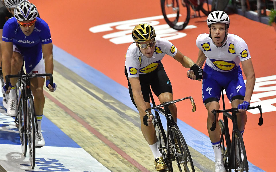 Keisse en Viviani 3e in Zesdaagse van Gent