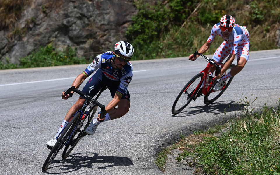 Tour de France: Alaphilippe kleurt koninginnerit