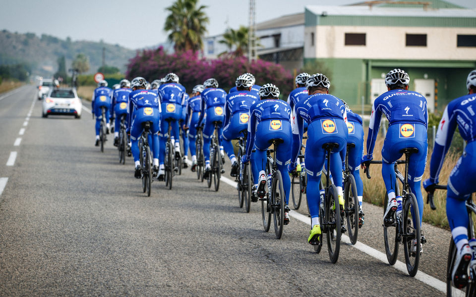 Quick-Step Floors op stage in Italië