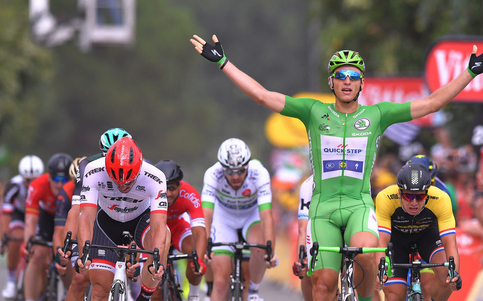 Marcel Kittel schrijft geschiedenis in de Tour de France