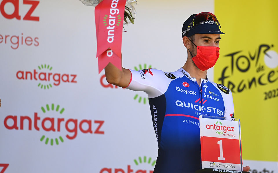 Mattia Cattaneo named most combative at Le Tour