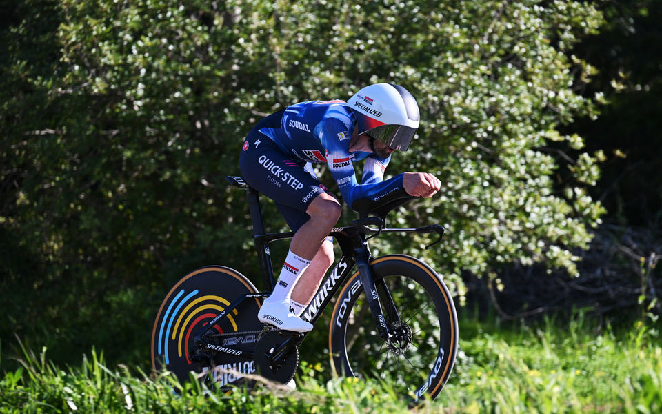 Tirreno-Adriatico: Cattaneo in top-10 tijdrit