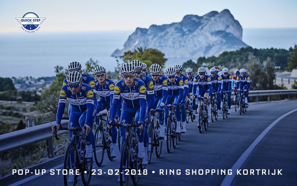 Quick-Step Floors Cycling Team opens the first Team Pop-Up Store!