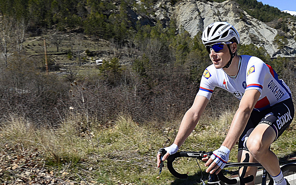 Monumental ride of Petr Vakoč in Volta a Catalunya