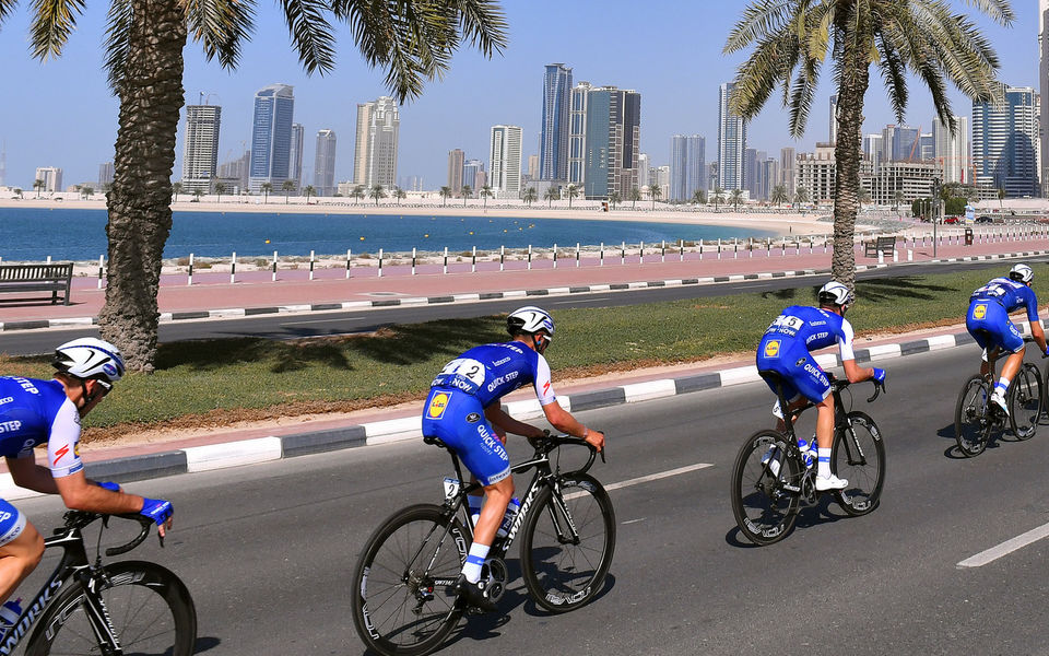 Sterke Quick-Step Floors formatie richting Abu Dhabi Tour