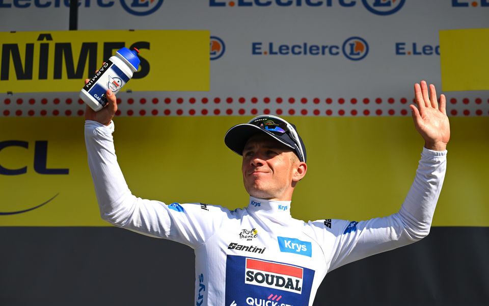 Le Tour: Evenepoel racks up another white jersey