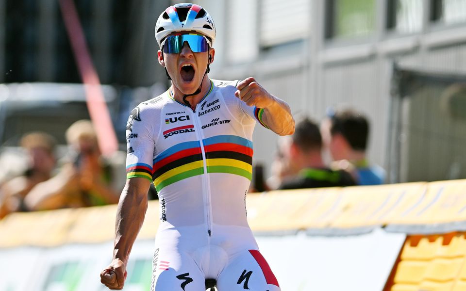 Remco Evenepoel wins the Belgian Nationals