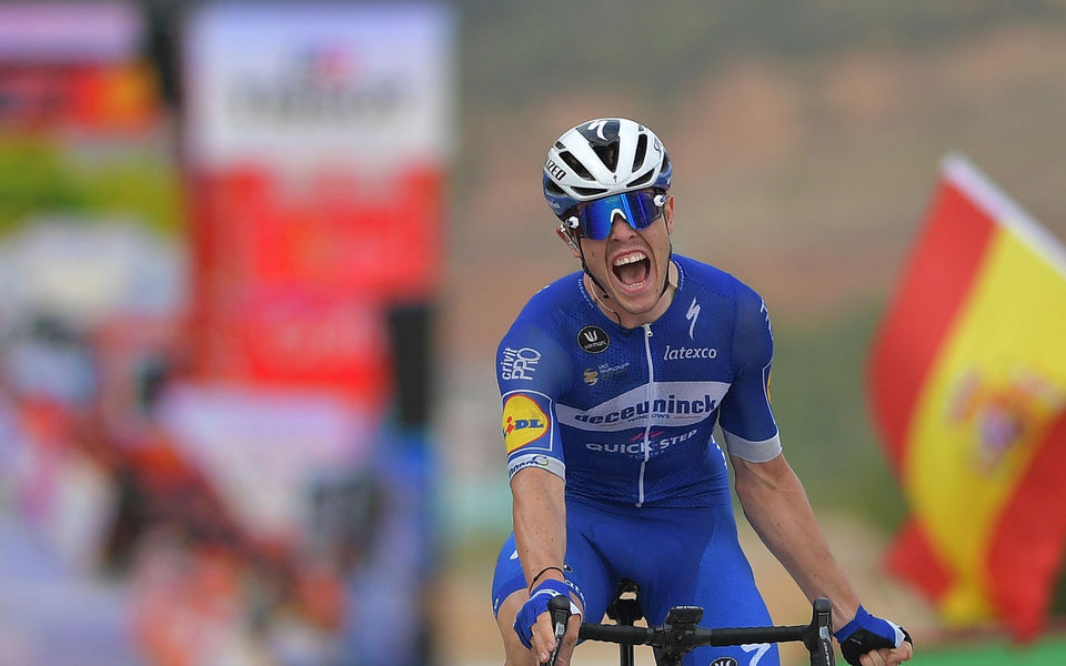 Vuelta a España: Rémi Cavagna claims sensational breakaway win