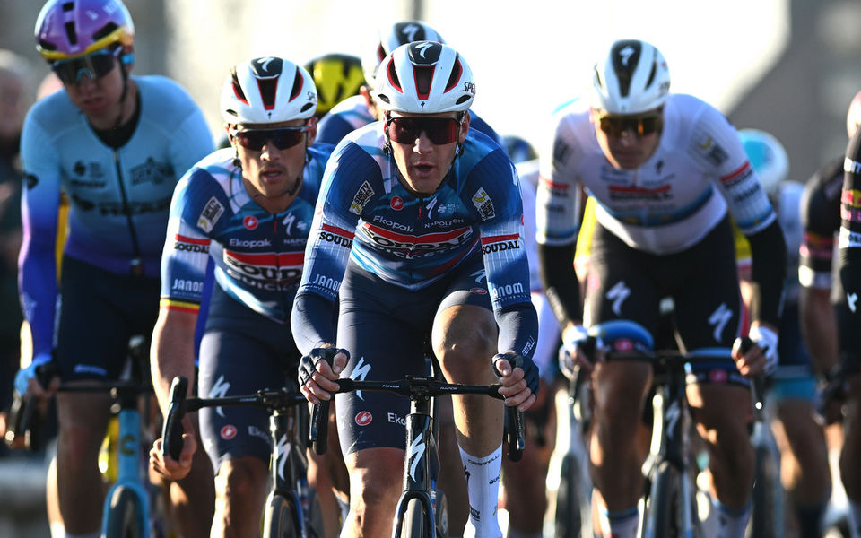 A messy sprint in Kuurne-Brussels-Kuurne