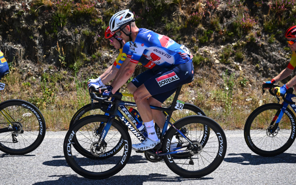 Vuelta a España in voorbereiding op aankomst bergop