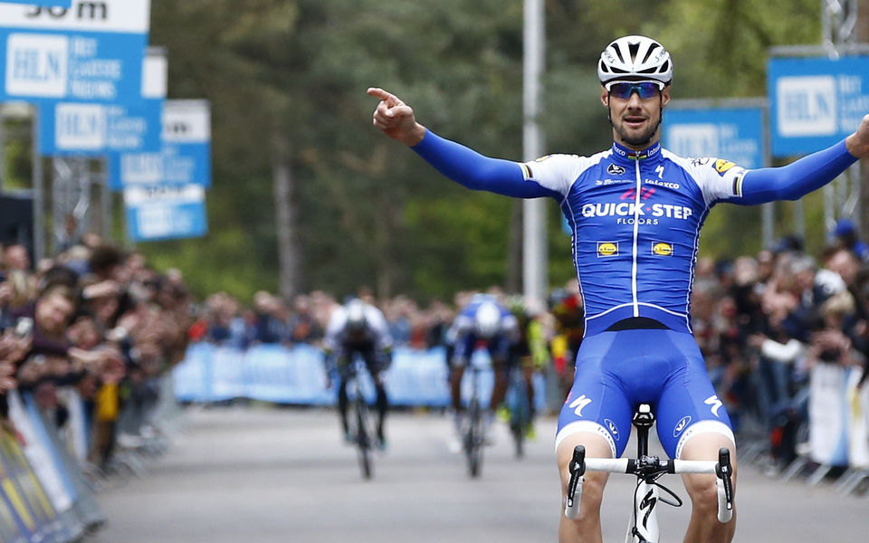 Tom Boonen wuift peloton adieu in Mol