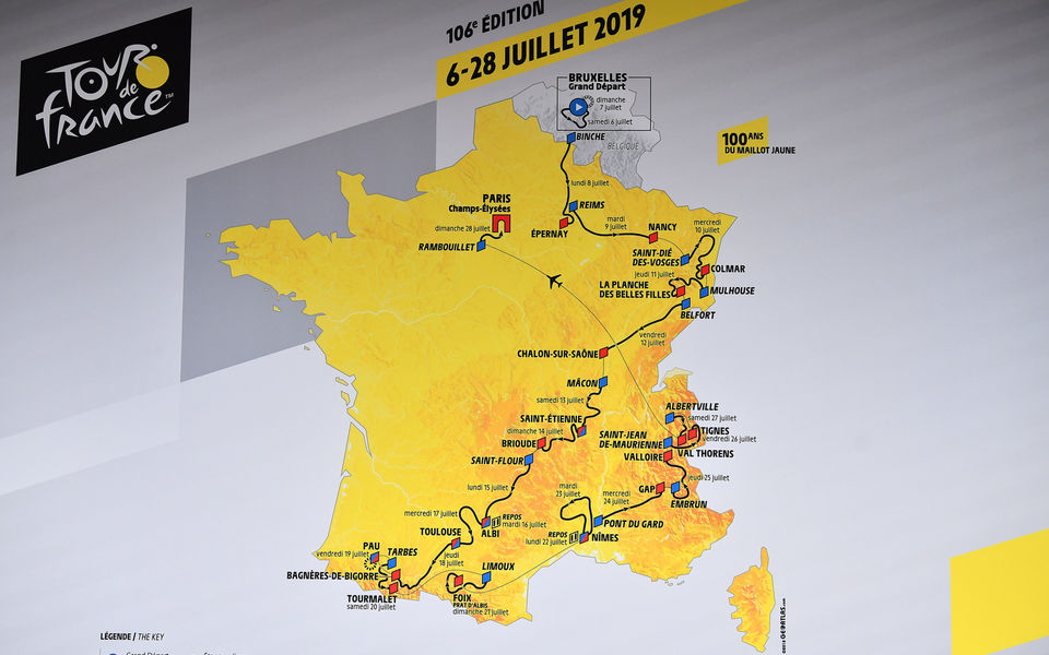 Parcours Tour de France 2019 onthuld