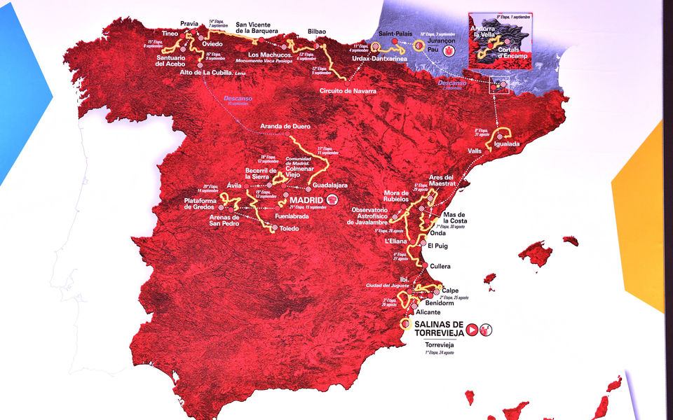 2019 Vuelta a España to feature eight summit finishes