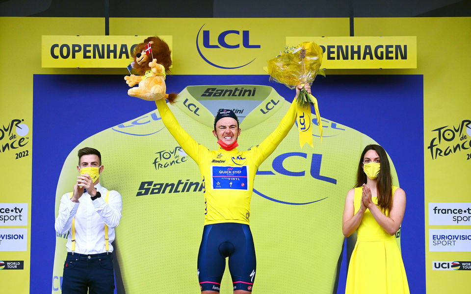 Yves Lampaert takes Tour de France first yellow jersey