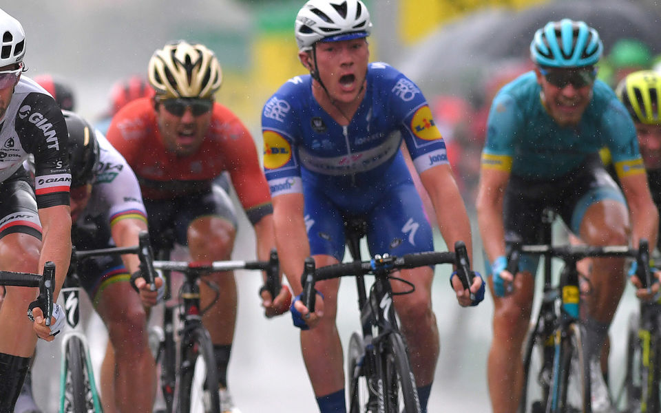 Lampaert carries the flag for Quick-Step Floors at the Tour de Suisse