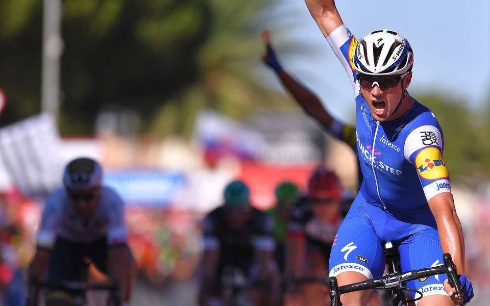 Yves Lampaert wins Vuelta a España stage 2 after Quick-Step Floors masterclass