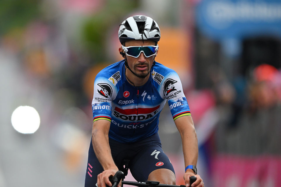 Okolo Slovenska: Alaphilippe dichtbij podium in Hlohovec