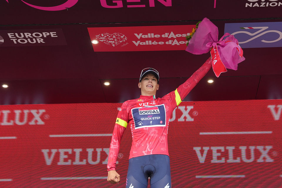 Paul Magnier wins GiroNextGen red jersey