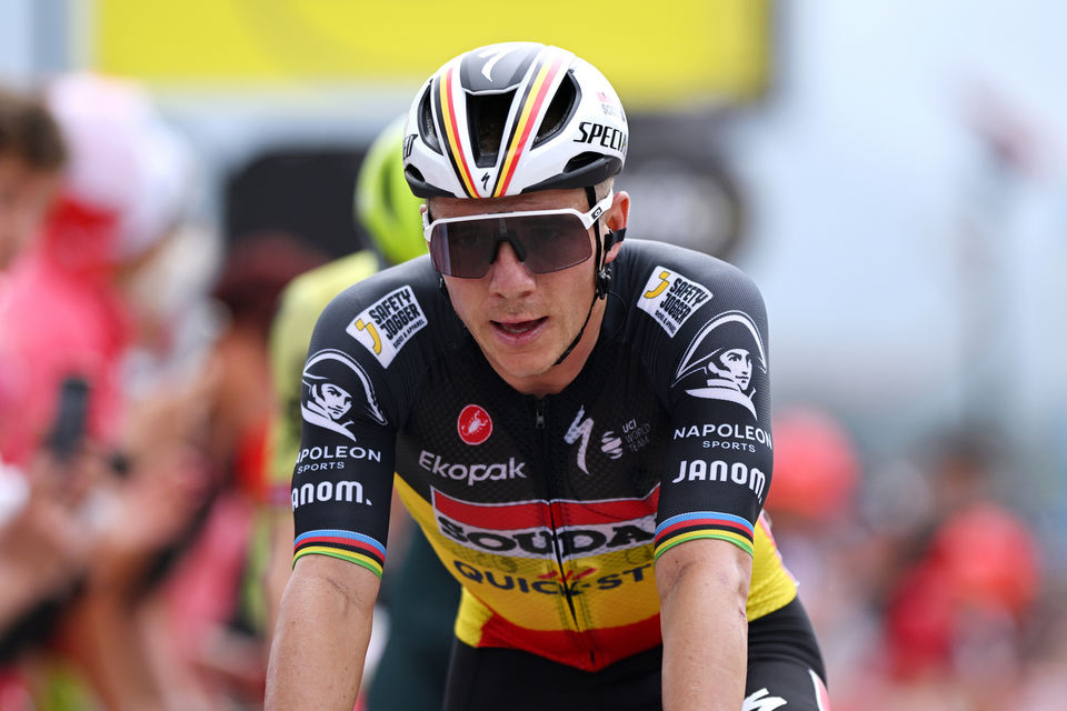 Evenepoel concludes seventh at the Dauphiné
