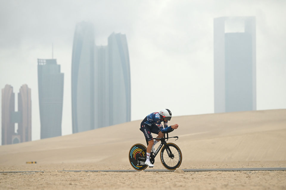 UAE Tour: Time trial on the Al Hudayriyat Island