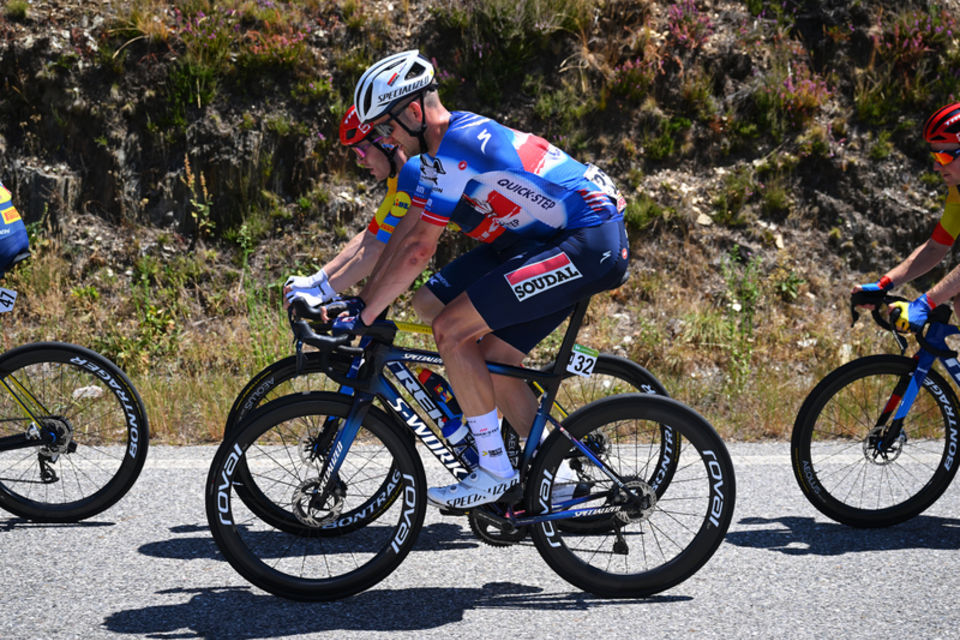 Vuelta a España in voorbereiding op aankomst bergop