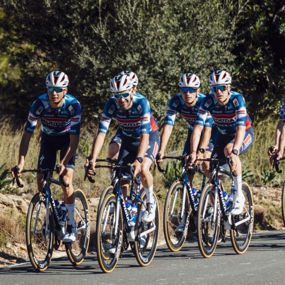 Training on the roads of Calpe