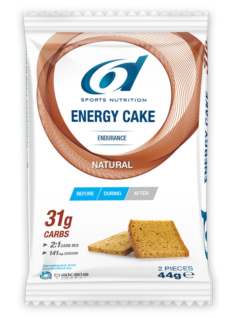 Energy cake natural 2 x 6 stuks